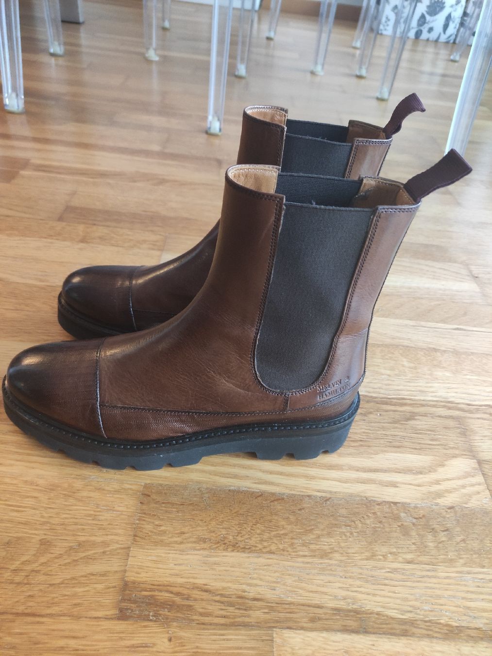Hamilton Scarpe da donna: Melvin & Hamilton Stiefelette braun, Grösse 40 – Usato da Schliern b. Köniz venduto da Pecannut 7