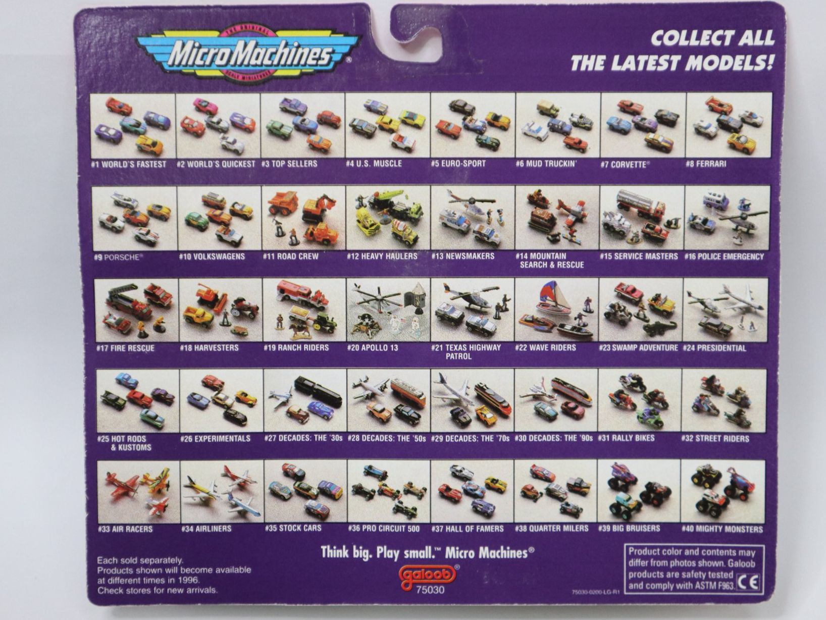 Micro Machines Spielzeuge: Micro Machines 1996 Police Chevy Caprice S.W.A.T. – Neu und originalverpackt aus Eschenbach SG von Astalavista 2