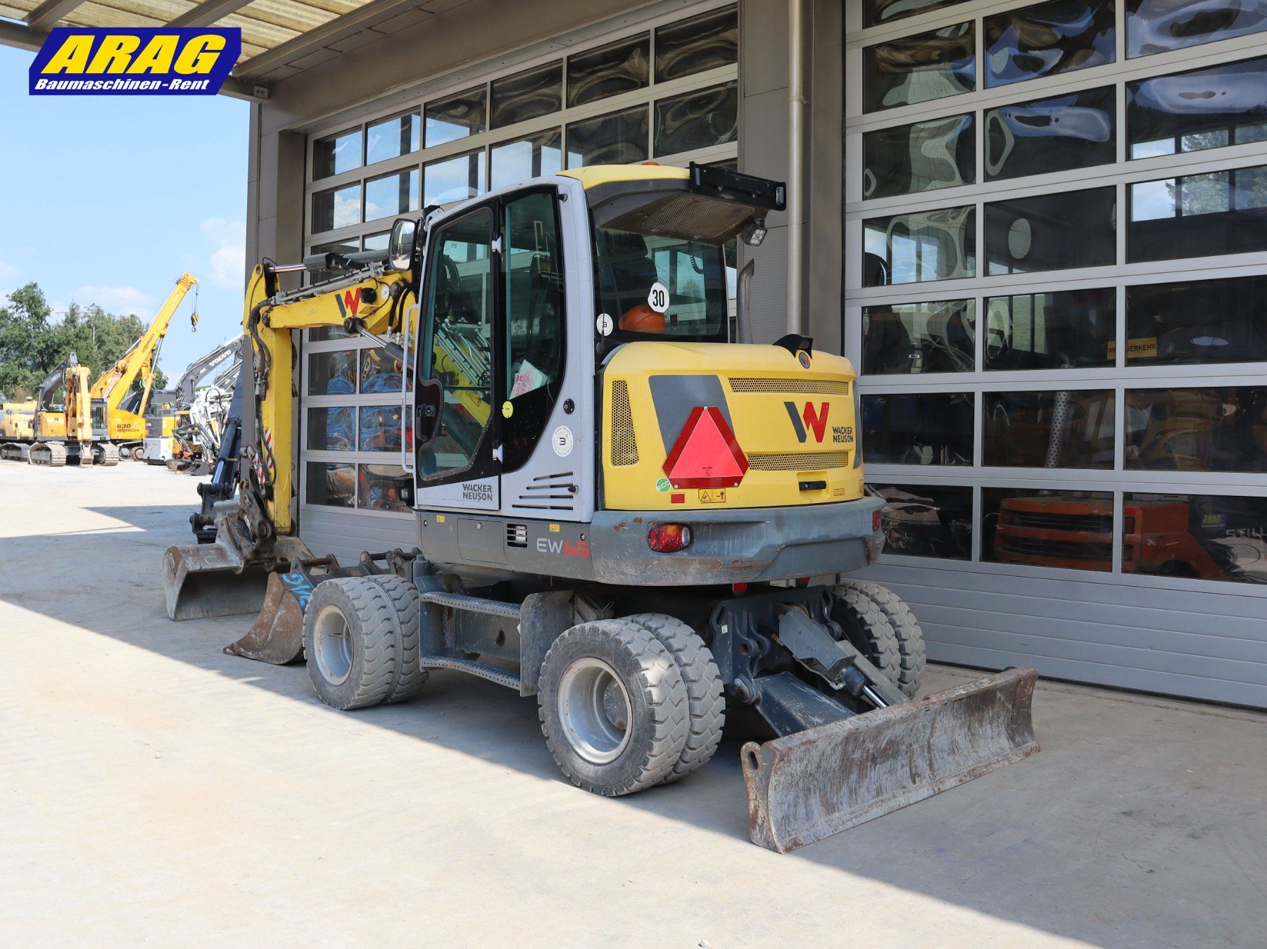 Wacker Neuson Escavatori: Wacker Neuson EW65 Mobilbagger – Usato da Hasle LU venduto da Arag08 5