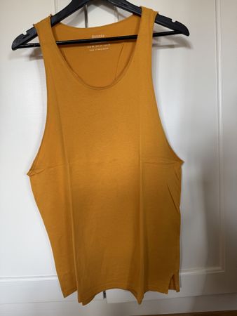Bershka Mustard Tank Top - Summer Essential, Size XS/S
