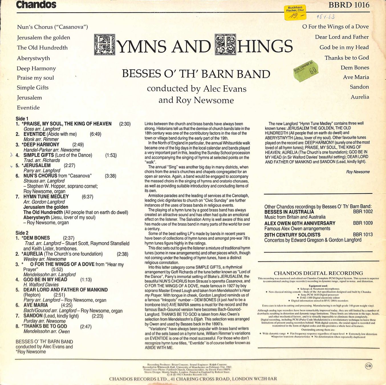 Dischi in vinile: LP Besses o' th' Barn Band – Usato da Trimmis venduto da Beax72 1