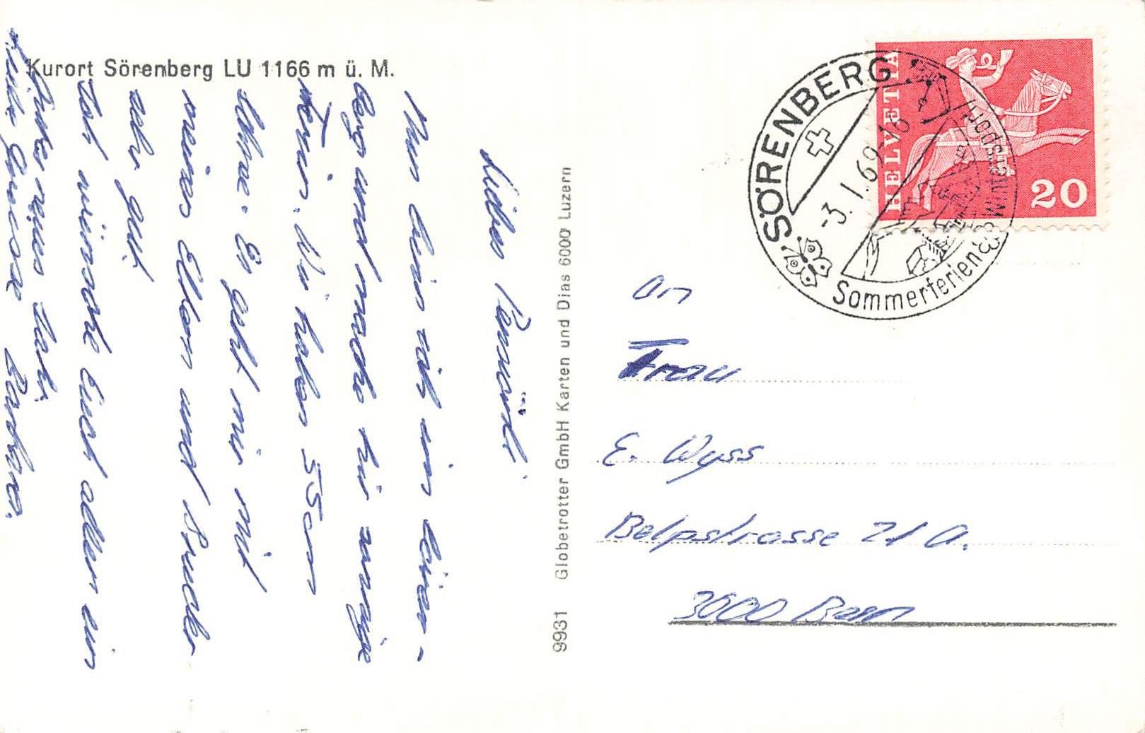 Cartes postales: Kurort sörenberg skilift – D'occasion à Biasca par Blenio71 1