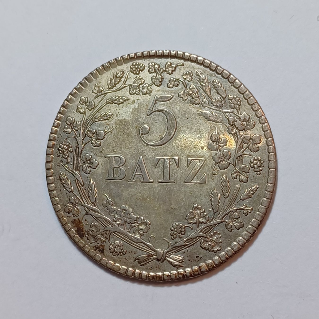 Tutti le monete: 5 Batzen 1814 Waadt – Usato da Pfäffikon ZH venduto da Schweizer_Muenzen 1