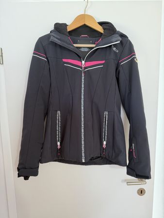 Ski Jacket CMP Clima Protect Women Size S Grey Pink