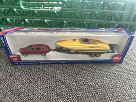 SIKU 1:55 PKW mit Motorboot ab 9.-