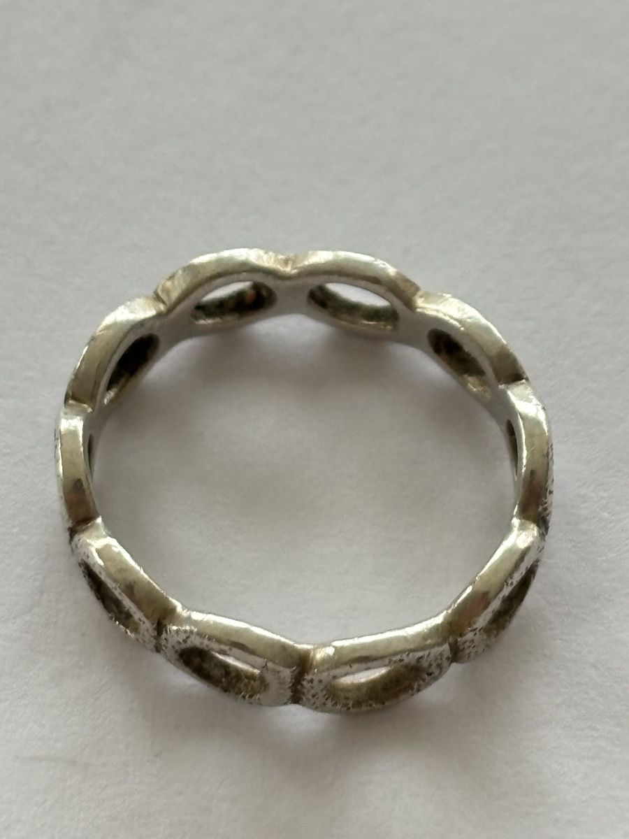 Ringe: Silberring 925 mit Kreis-Muster  – Gebraucht aus Langnau am Albis von flusspflege 2