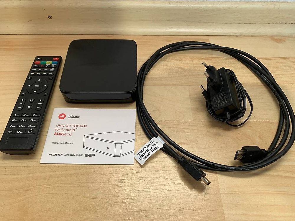 Infomir MAG410 UHD Set-Top Box Android TV (Gebraucht) in Dottikon für ...