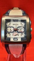 Breil Chronograph Herren Armbanduhr Edelstahl Leder 