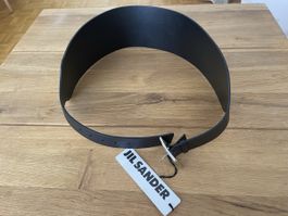 Schwarzer Jil Sander Ledergürtel – zeitloser Klassiker!