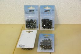 4 Pkt. Nagelbriden flach 5.5x3.1, schwarz