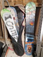 7 Snowboards für dekoration