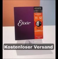 Elixir 11 - 52 80/20 Nanoweb Akustik Gitarrensaiten