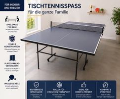 Tischtennisplatte – zweiteilig, klappbar und platzsparend