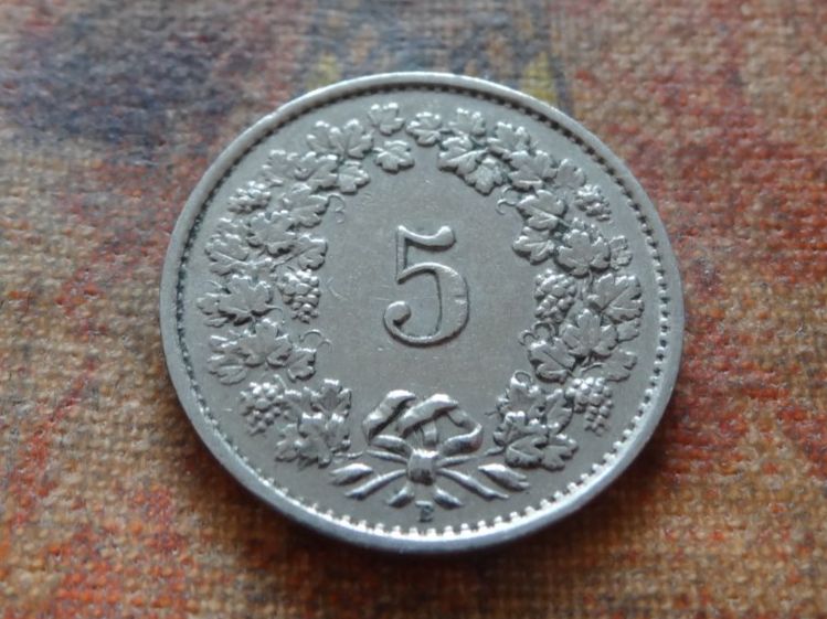 Tutti le monete: 5 Rp. 1943 – Usato da Romanel-sur-Lausanne venduto da Swift13 1