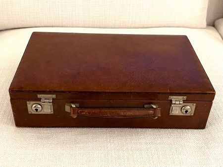 🍂 Valise Porte-Pipes en Cuir Anglais Vintage 8 Pipes ✨