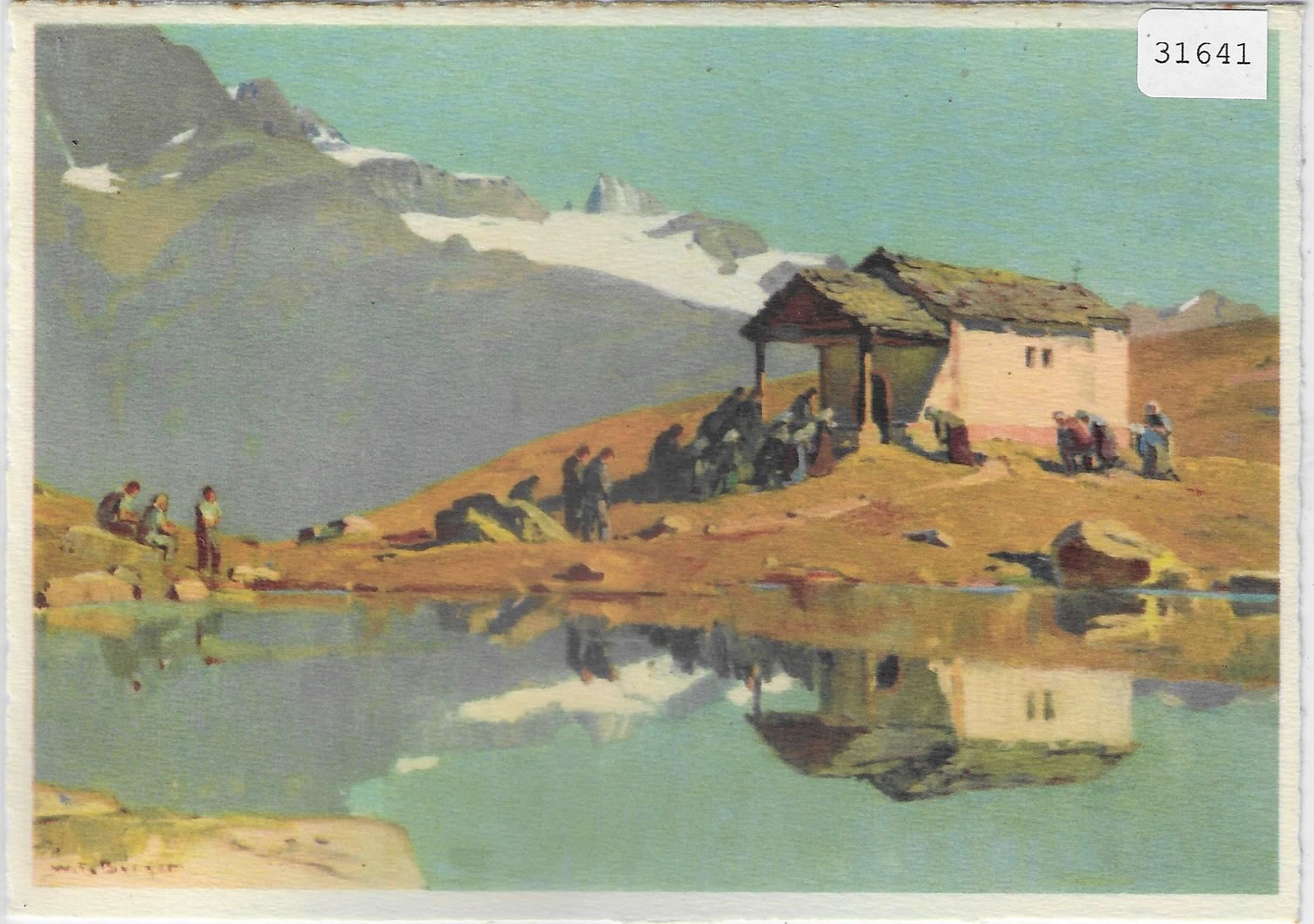 Cartoline postali: Kapelle am Schwarzsee - Pro Juventute – Usato da Ettingen venduto da Kartenplanet