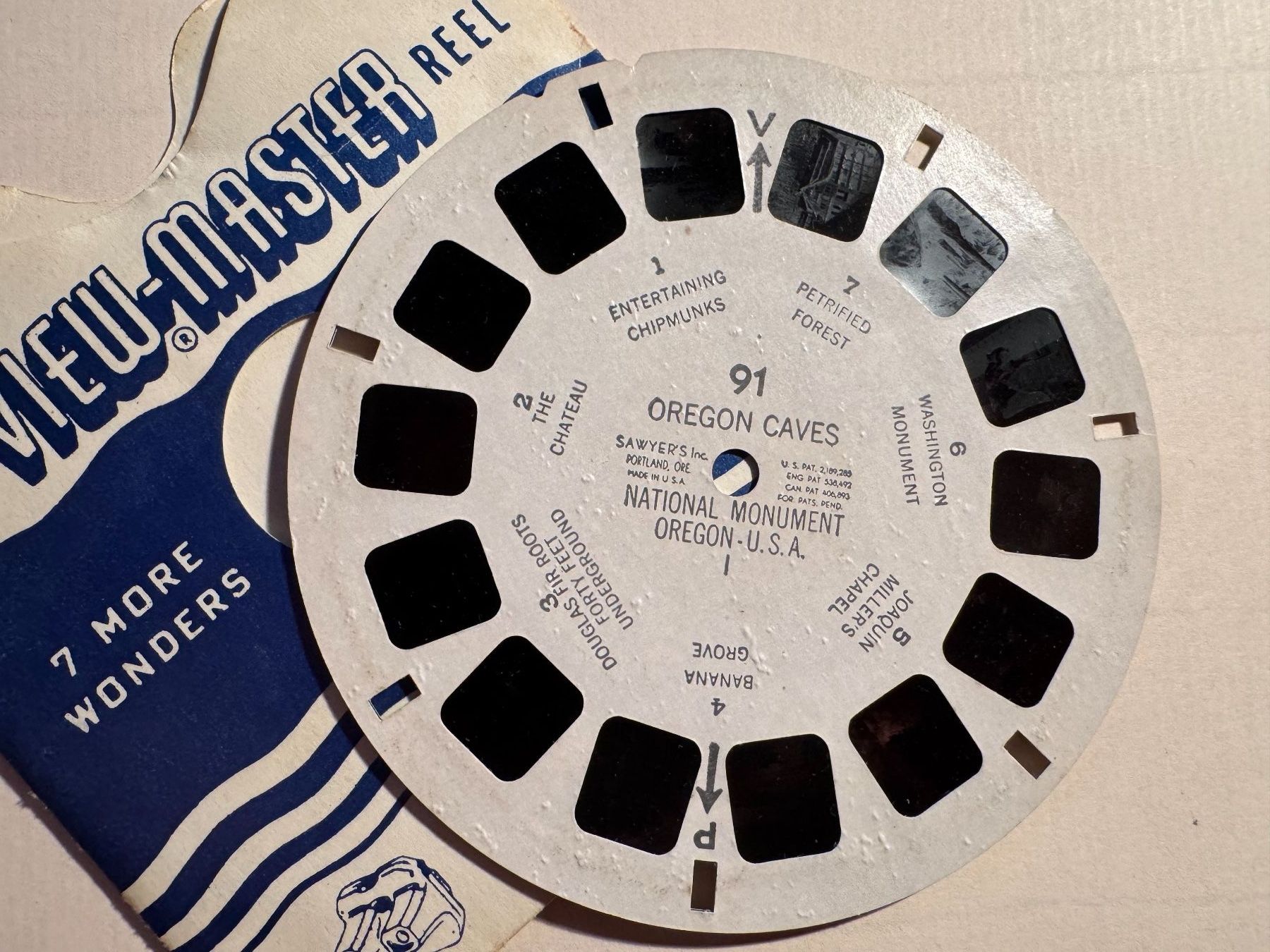 View-master Giocattoli: View-Master 3D: Nr. 91 OREGON CAVES National Monument – Usato da Tegerfelden venduto da siebenmacky 2