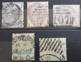 Grossbritannien ex. Kat. 72-79 gest. 1883 Kat. 349 Euro