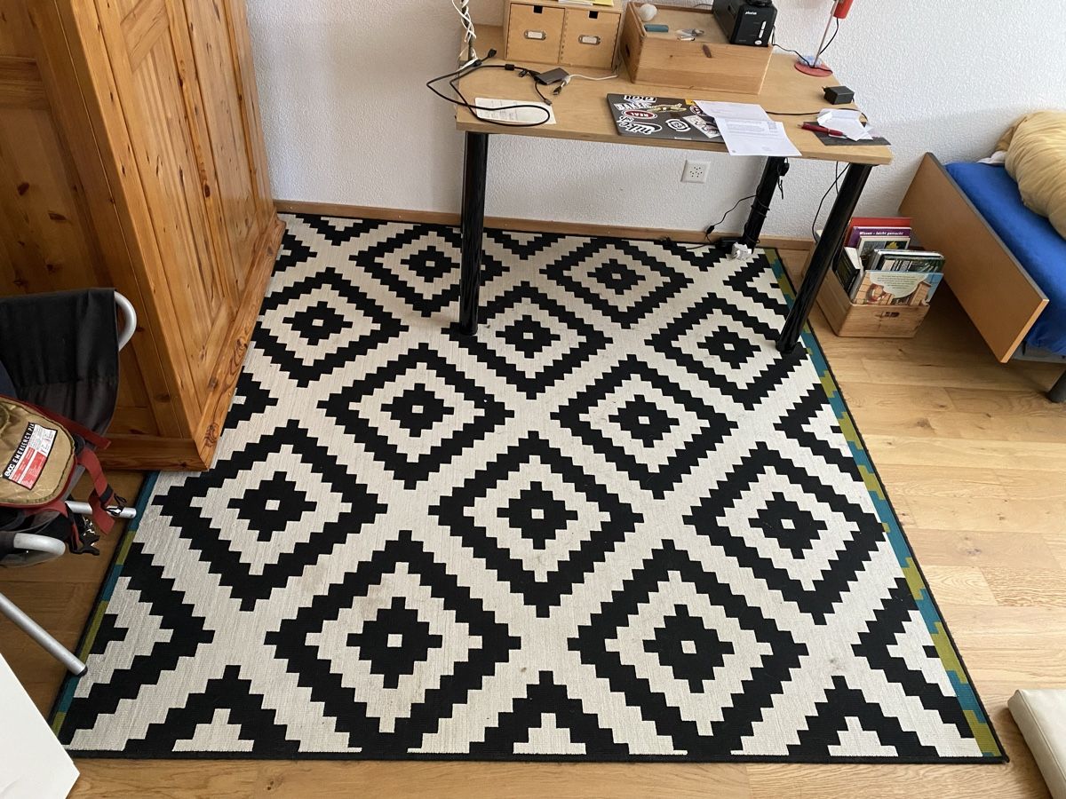 Ikea Tappeti: Stilvoller IKEA Teppich LAPPLJUNG RUTA – Usato da Nussbaumen AG venduto da leo_7k7t