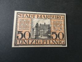 Dt. Reich, Marburg  -  Notgeldschein