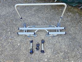 Fahrradträger Thule auf Wohnwagendeichsel