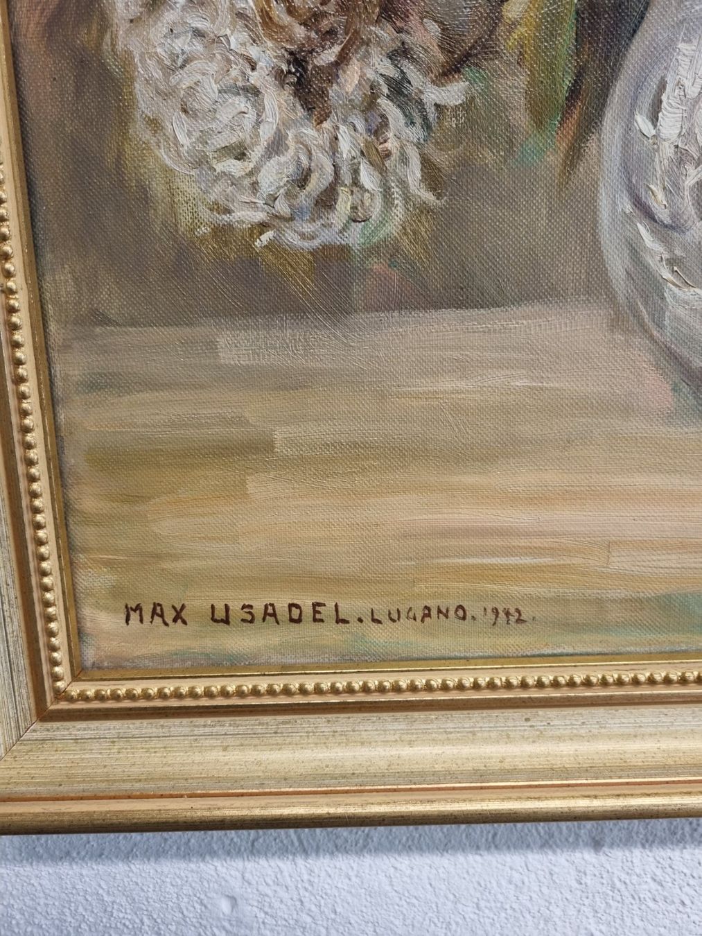 Dipinti: Max Usadel Stillleben mit Blumen 1942 – Usato da Schöftland venduto da Talisk 2