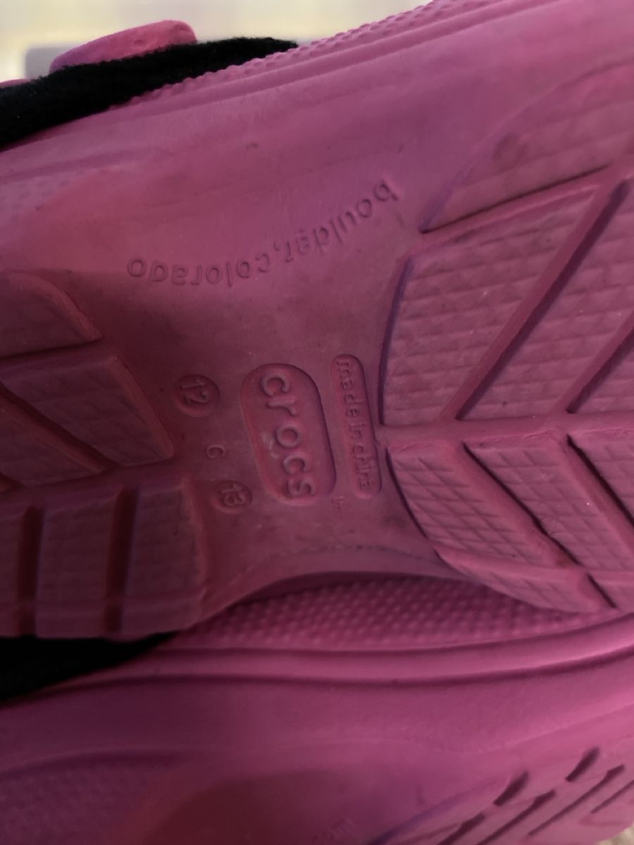 Crocs Schuhe für Mädchen: CROCS doublées - 12/13 = 29.5/31 - rose – Gebraucht aus Sornard (Nendaz) von delezedoris 7