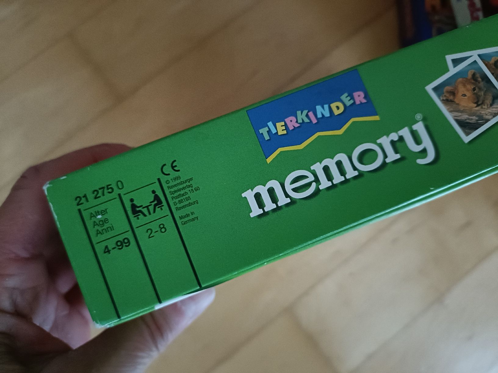 Ravensburger Jeux: Tier Memory – D'occasion à Gossau SG par scania1509 2