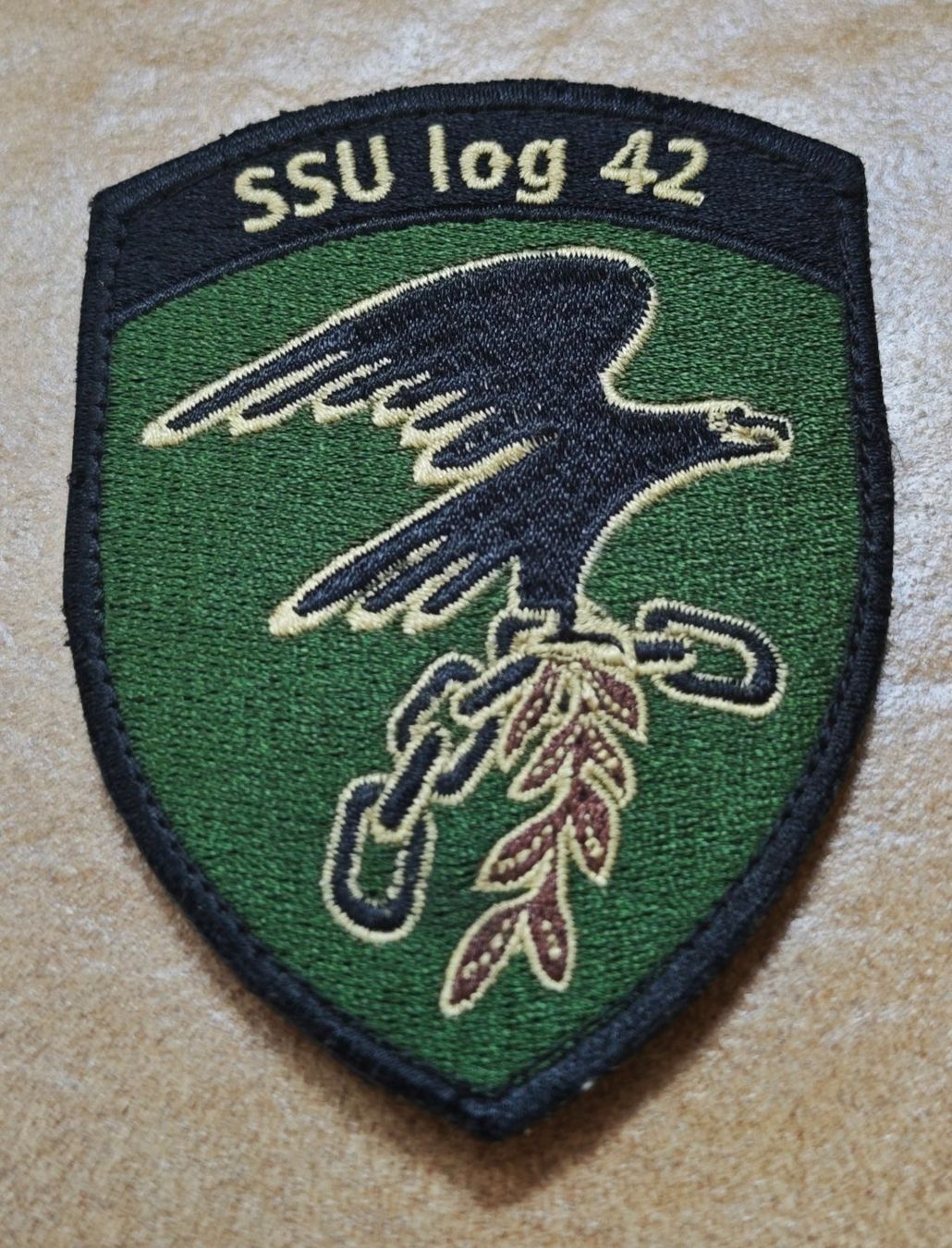 Schweizer Armee Placchette & Badge: Patch / Badge Klett SSU Log 42 Schweizer Armee – Usato da Rüti ZH venduto da Sarah0406