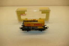 Liliput H0: SJ Kesselwagen Shell gelb