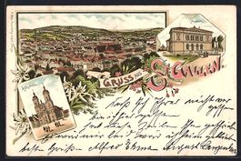 Litho St. Gallen, Museum, Kathedrale und