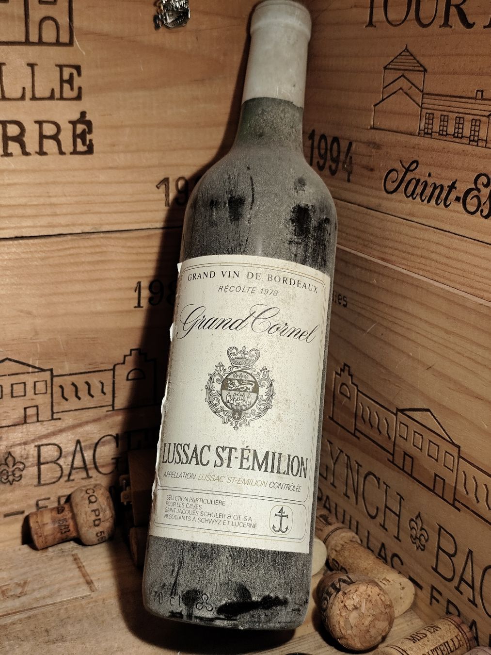 Vino: 1978 Lussac St Emilion Grand Cornel – Nuovo (secondo la descrizione) da Büsserach venduto da Vintage-vins 6
