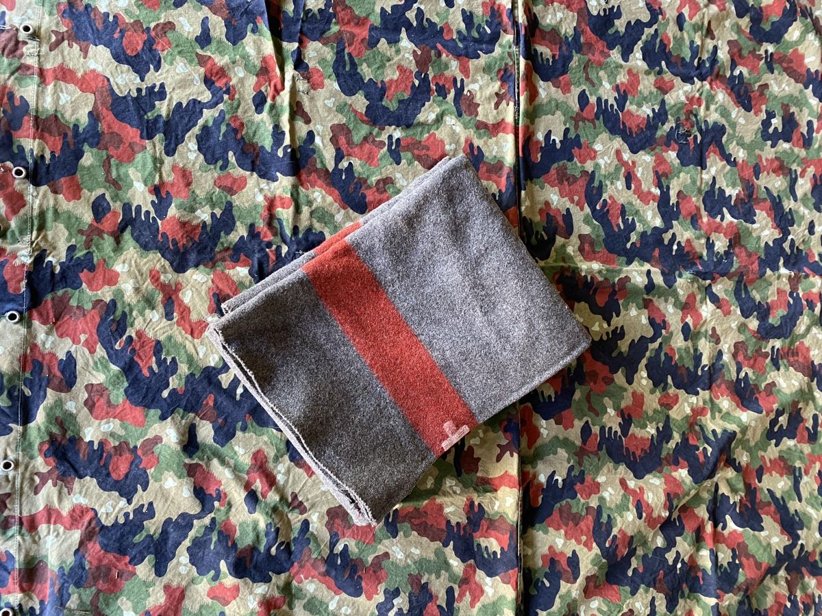 Schweizer Armee Coperte: Original Armee Wolldecke – Usato da emmenbrücke venduto da hebi03 1