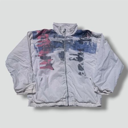Reebok vintage 90s oversized jacket streetwear regenjacke