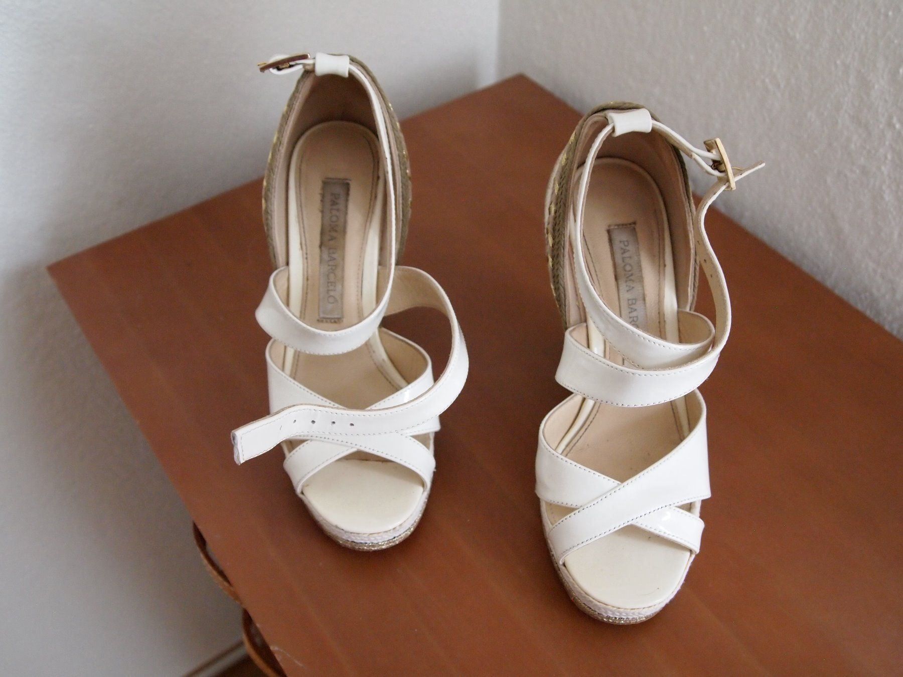 Scarpe da donna: Paloma Barcelo Leder/Stoff Sandalen – Usato da Volketswil venduto da ald_2x9b