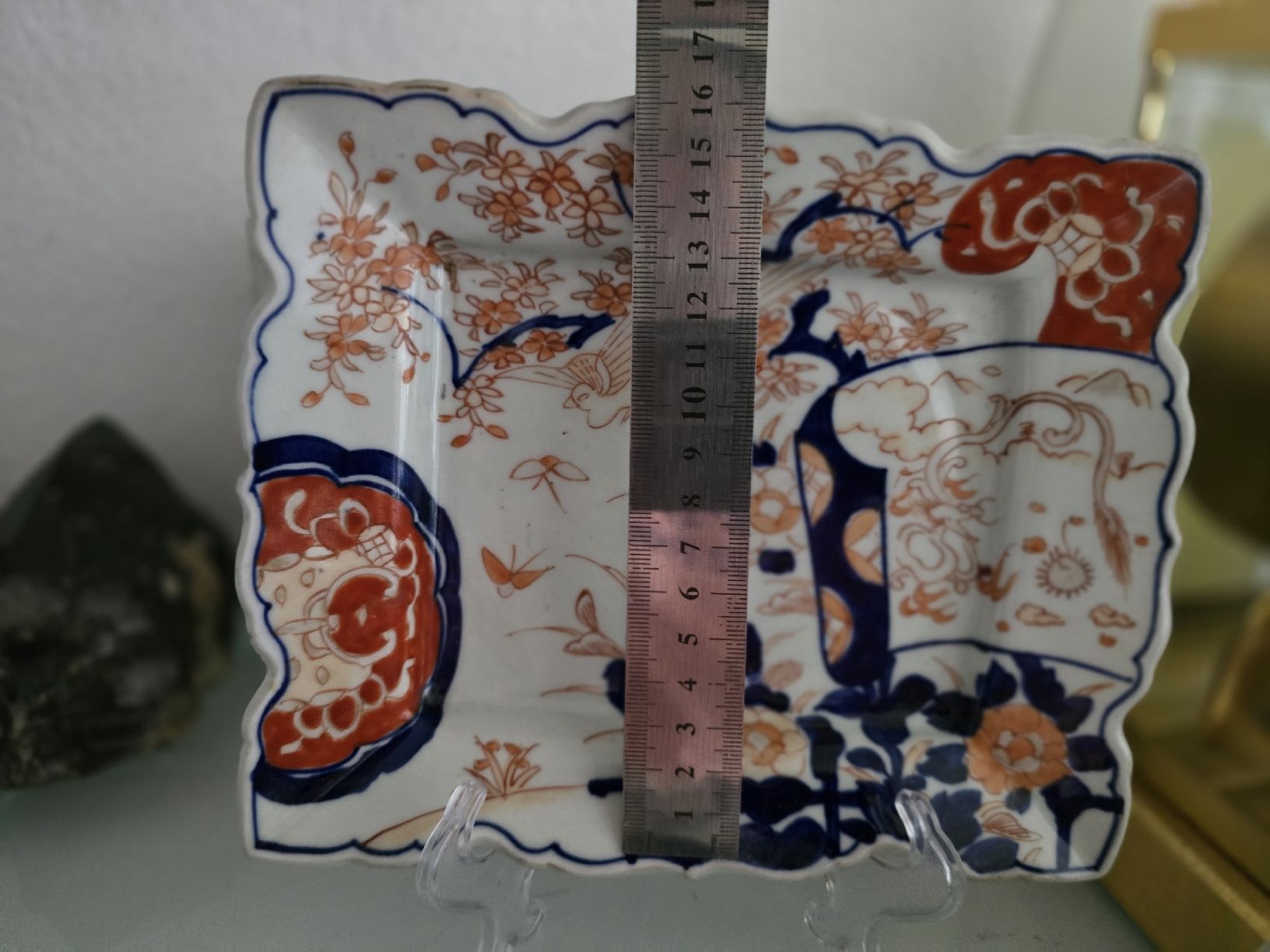 Piatti di portata: Plat rectangulaire Imari japonais XIXe  – Usato da Satigny venduto da Baazarbaron 6