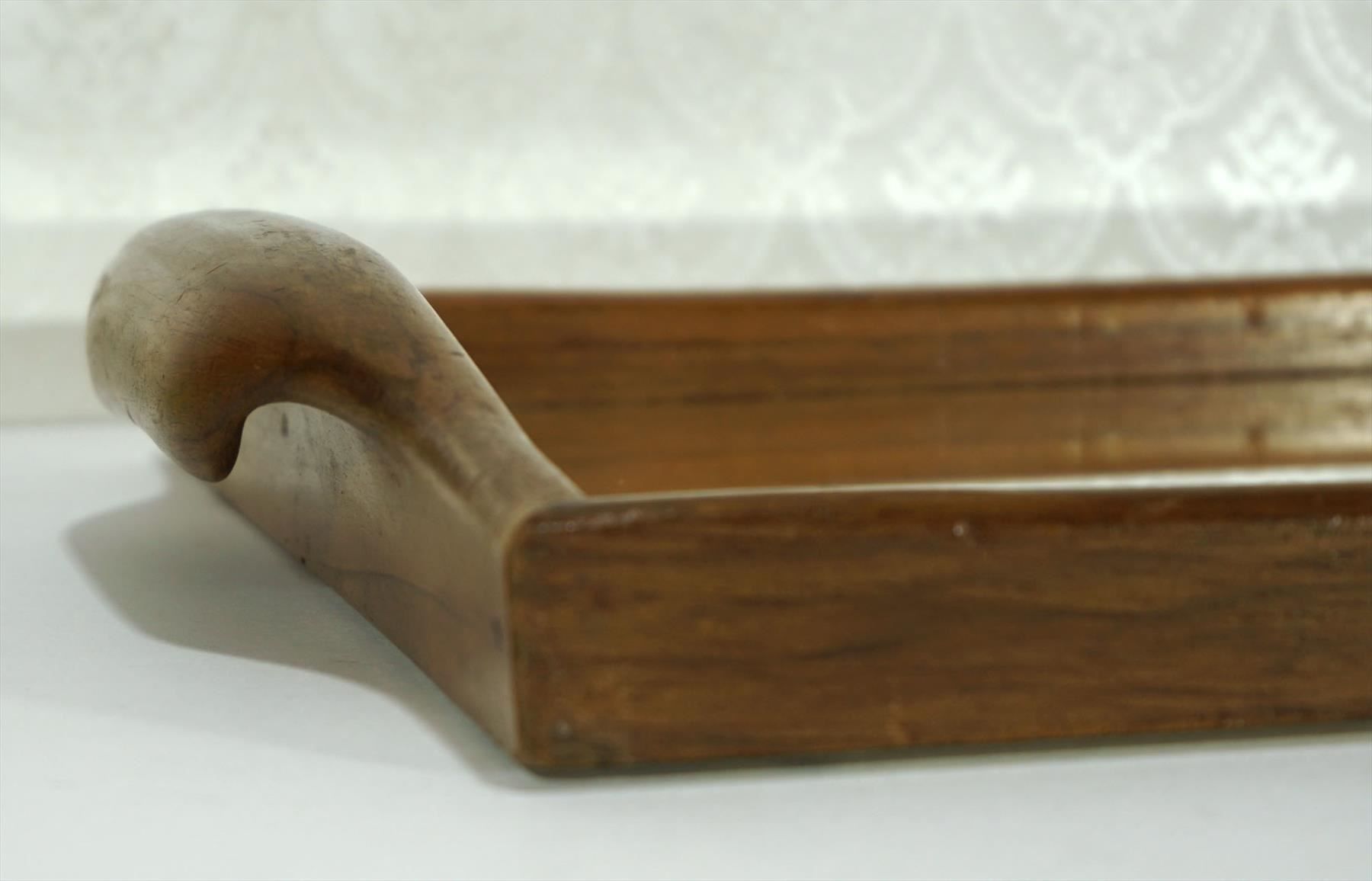 Piatti di portata: Vintage Holz-Tablett mit handgemaltem Obstsujet – Usato da Meggen venduto da Trouvaillen 5