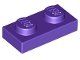 Lego Dark Purple Plate 1 x 2 4 Stück