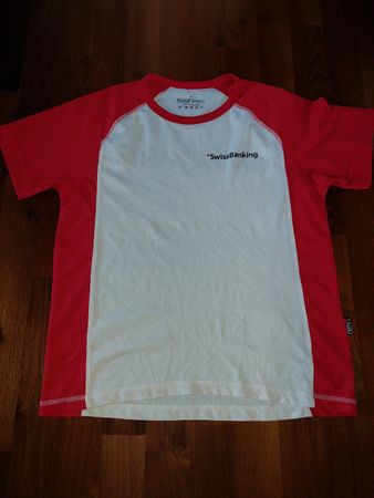 PEPPER SPORTS T-Shirt Rot Weiss Grösse S SwissBanking