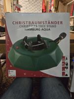 Christbaumständer Hamburg Aqua 1x benutzt (D)