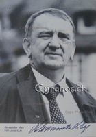 Alexander May (1927-2008) Schauspieler - Autogramm