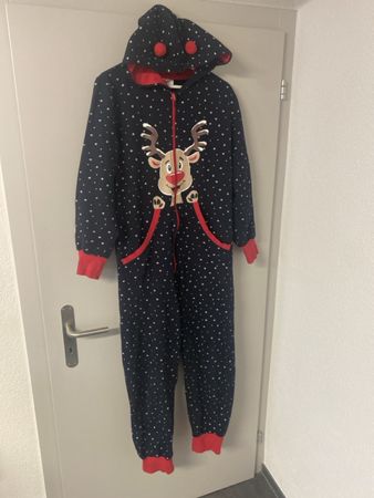 Kapuzen-Onsie Elch Gr. 36/38