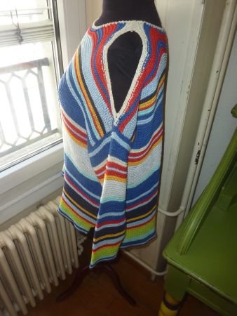 pull à rayures mi-saison L marque RED SOUL pour femme