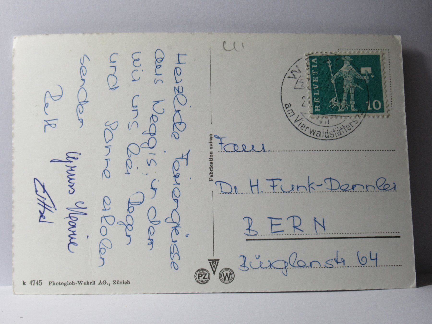 Cartes postales: Weggis , Kirche  1961 – D'occasion à Grenchen par Bluemchen1900 2