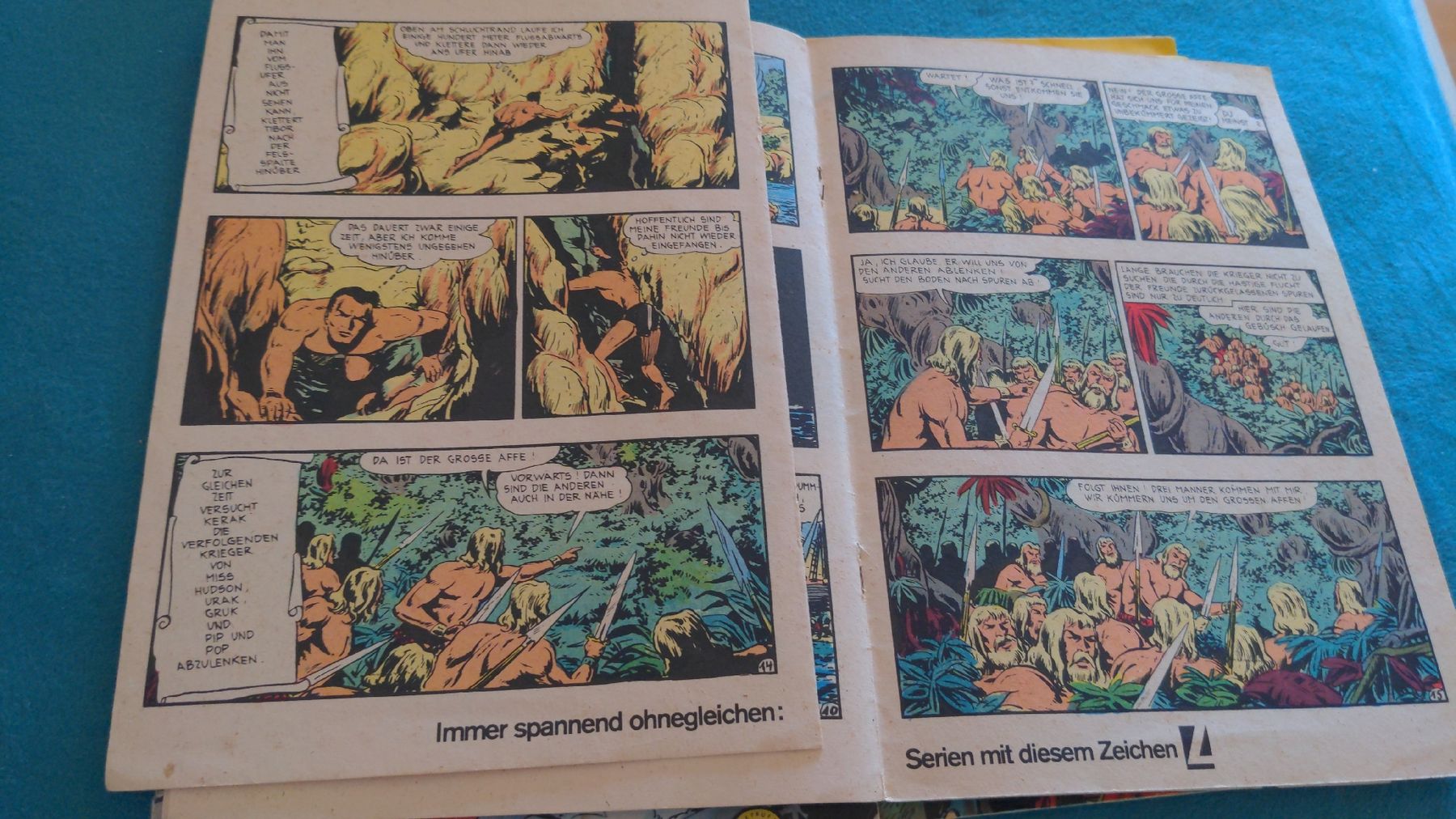 Comics: 4 Hefte Tibor, Held des Dschungels, Original Lehning – Gebraucht aus Niederscherli von Mon_Art 6
