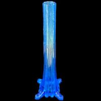 💎 Majestätische blaue Kristallglas-Vase – Vintage Chic! 💎