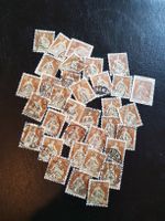 Briefmarke sitzende Helvetia gestempelt