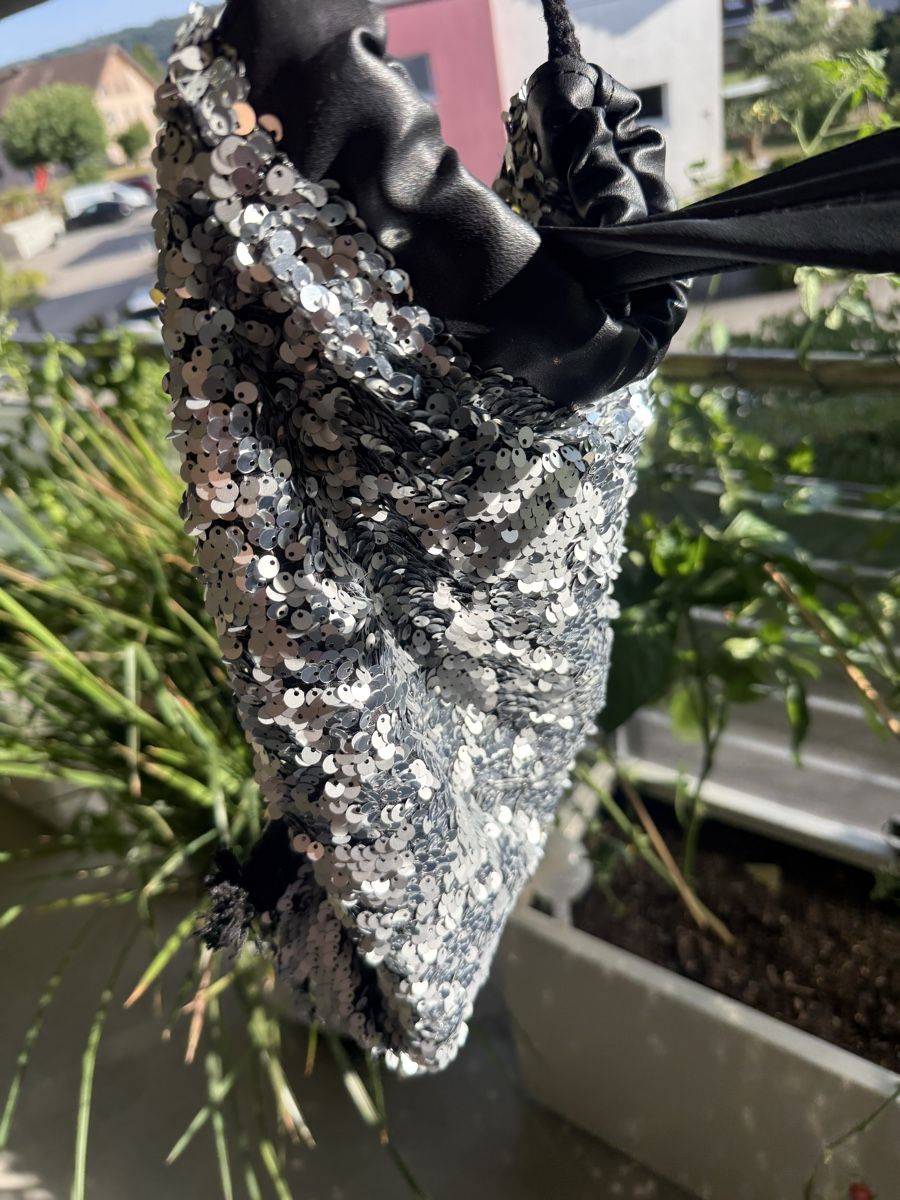 Borse: Glitzer Tasche Einkaufsack Rucksack  – Usato da Dagmersellen venduto da Eulito 4