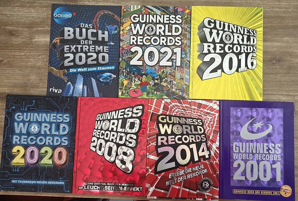 Libri: Guiness World Records Bücher – Usato da Langenthal venduto da Autogrammsammler