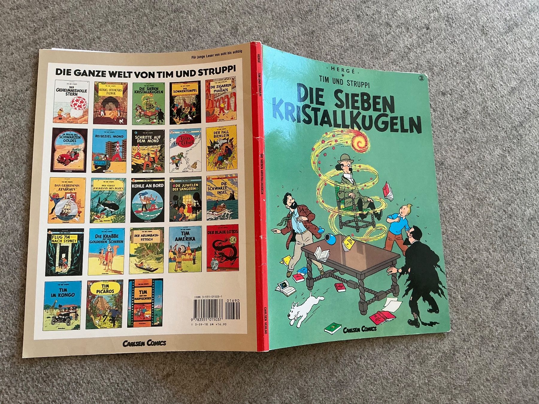 Fumetti: Tim und Struppi , Die sieben Kristallkugeln ,Comic – Usato da Jona venduto da Jancy60 4